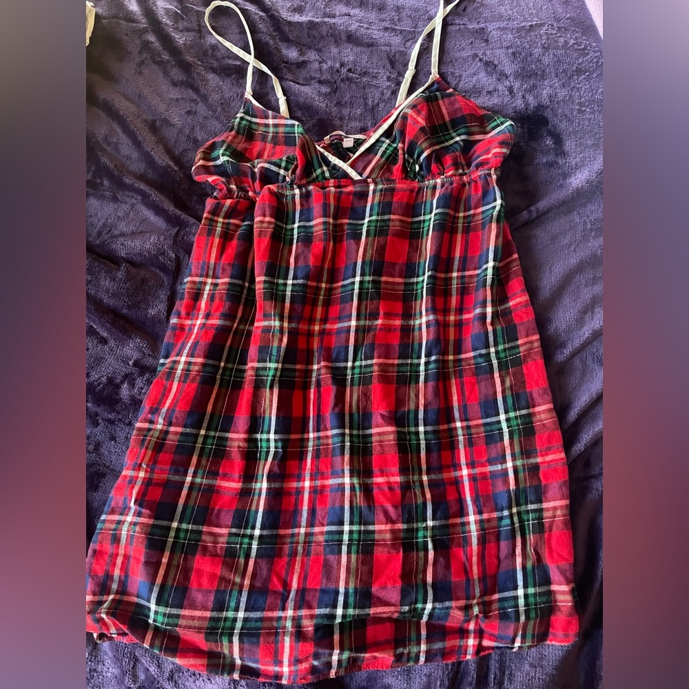 Victoria Secrets plaid nightie
